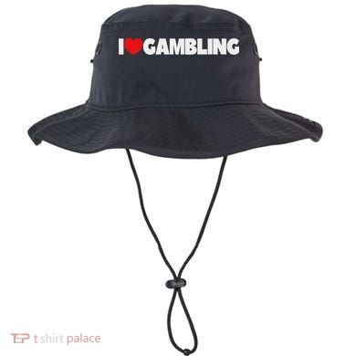 I Love (heart) Gambling Bucket Hat