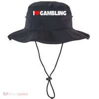 I Love (heart) Gambling Bucket Hat thumb 0