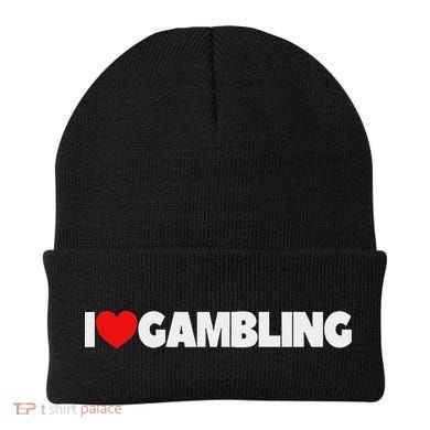 I Love (heart) Gambling Beanie