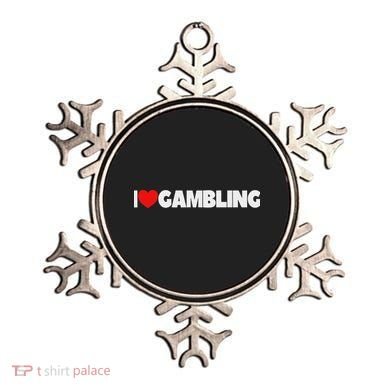 I Love (heart) Gambling Ornament