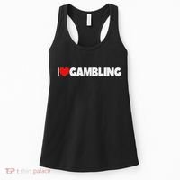 I Love (heart) Gambling Women's Tank Top thumb 0