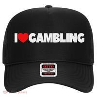 I Love (heart) Gambling Hat thumb 0