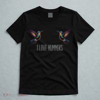 I Love Hummers Bird Hummingbird Women Colibri T-Shirt thumb 5