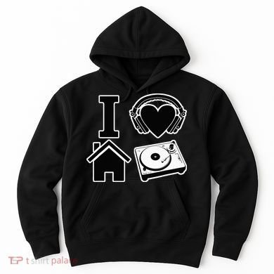 I Love House Music Hoodie