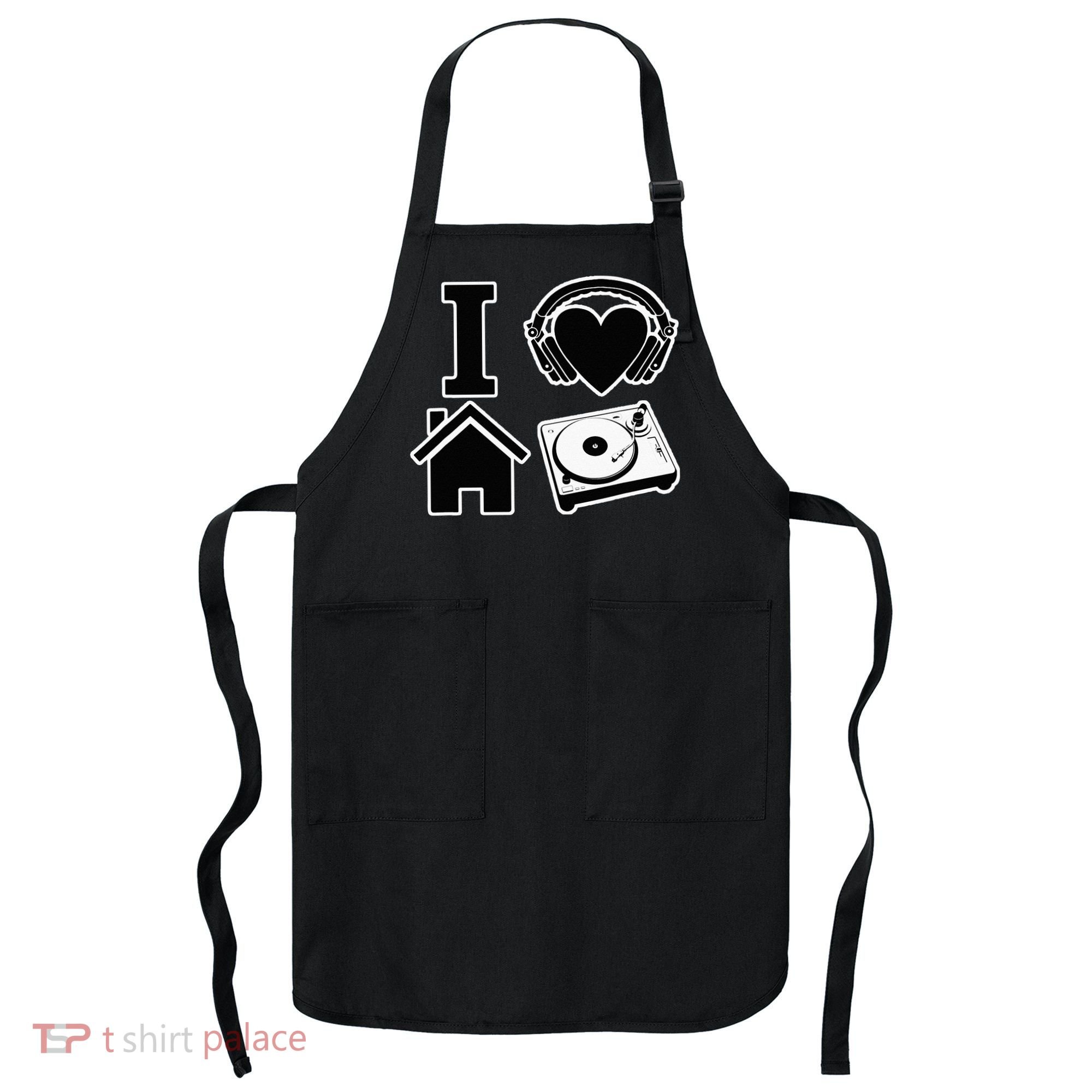 I Love House Music Apron