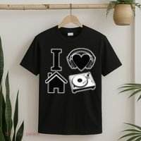 I Love House Music T-Shirt thumb 2
