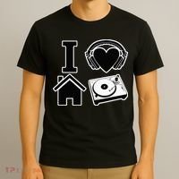 I Love House Music T-Shirt thumb 3