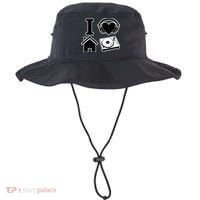 I Love House Music Bucket Hat thumb 0