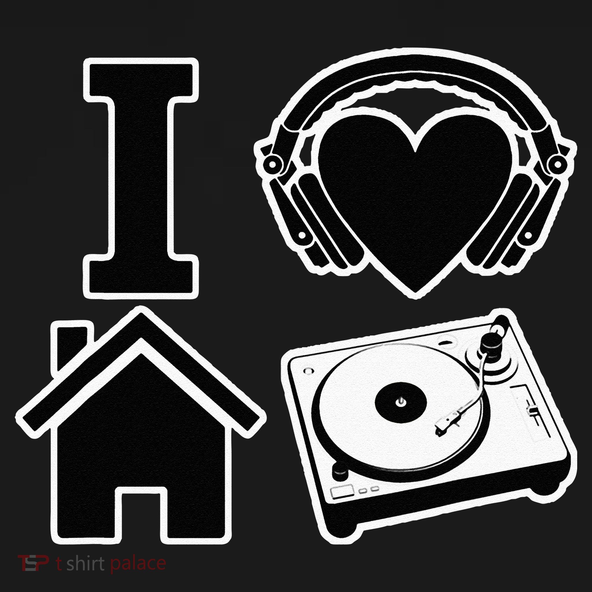 I Love House Music Polo