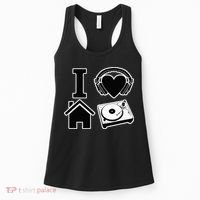 I Love House Music Women's Tank Top thumb 0
