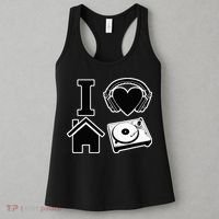 I Love House Music Women's Tank Top thumb 3