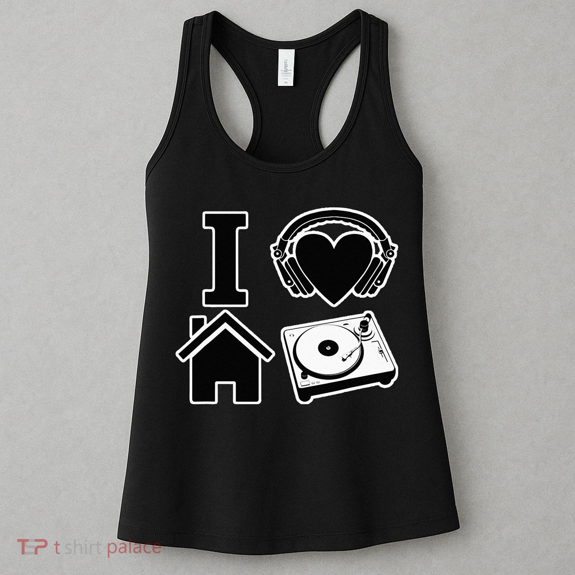 I Love House Music Women's Tank Top