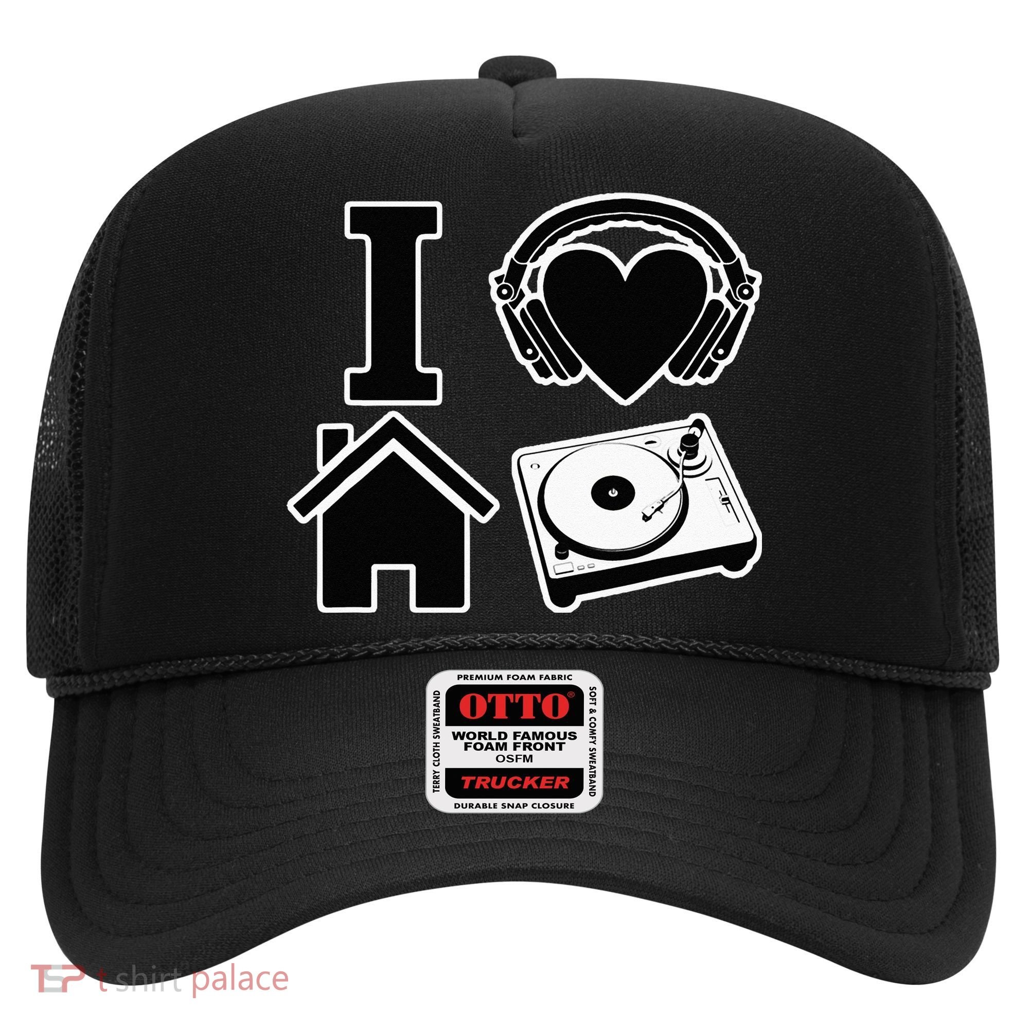 I Love House Music Hat