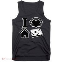 I Love House Music Tank Top thumb 0