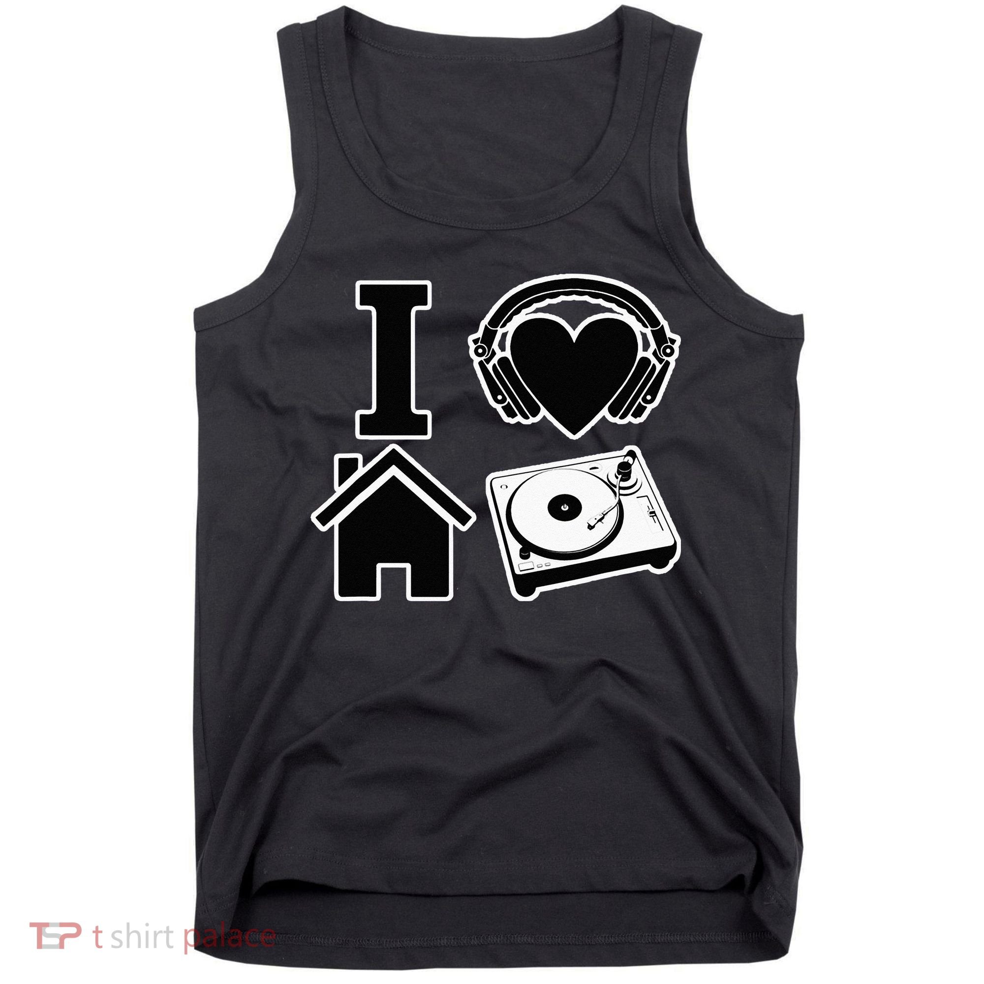 I Love House Music Tank Top
