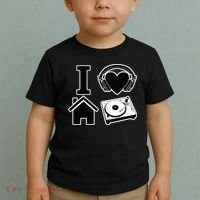I Love House Music Toddler T-Shirt thumb 2