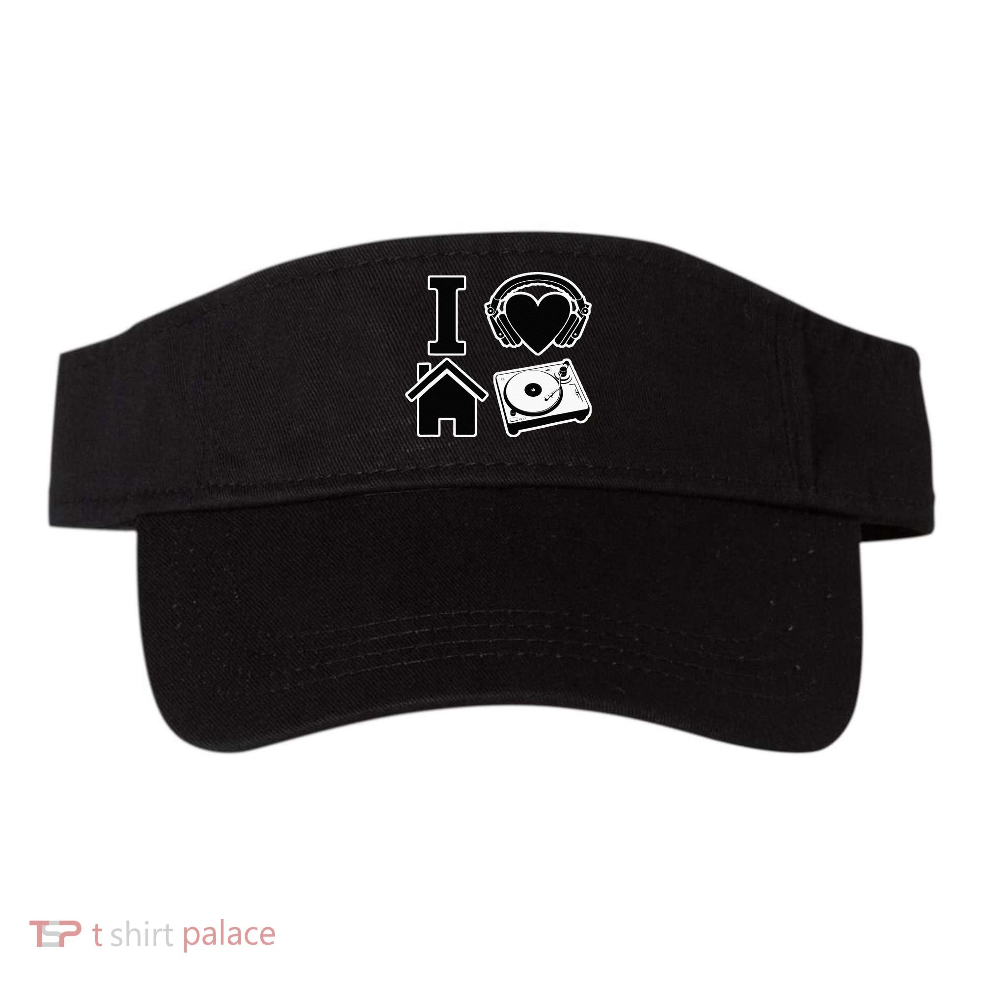I Love House Music Visor