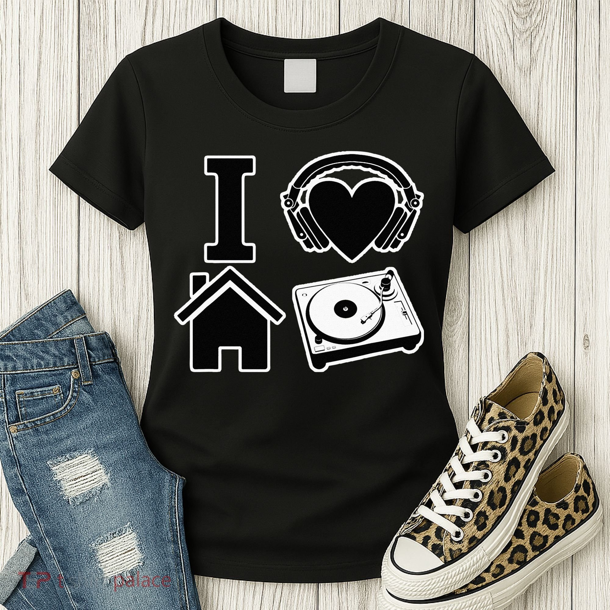 I Love House Music Women's T-Shirt