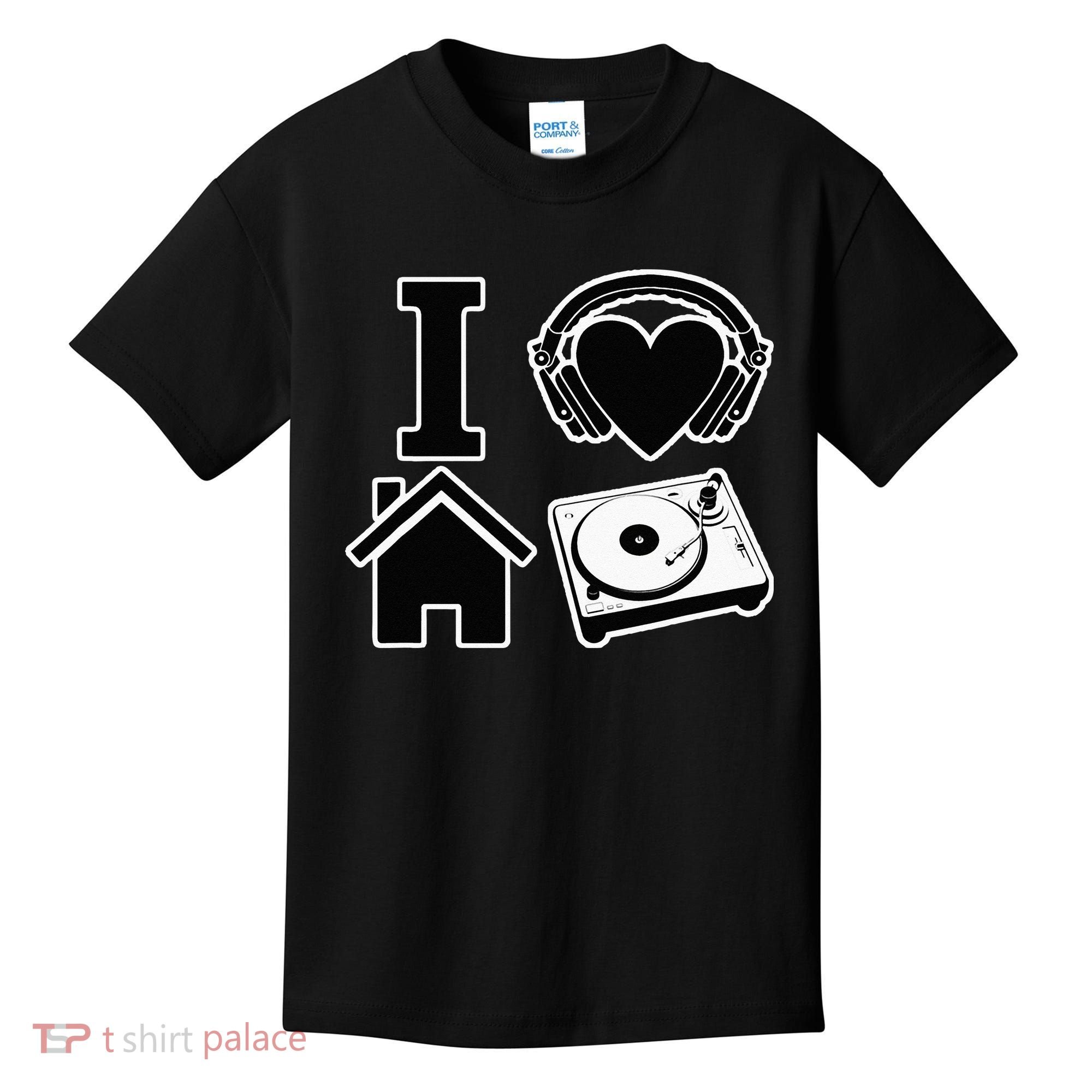 I Love House Music Kids T-Shirt