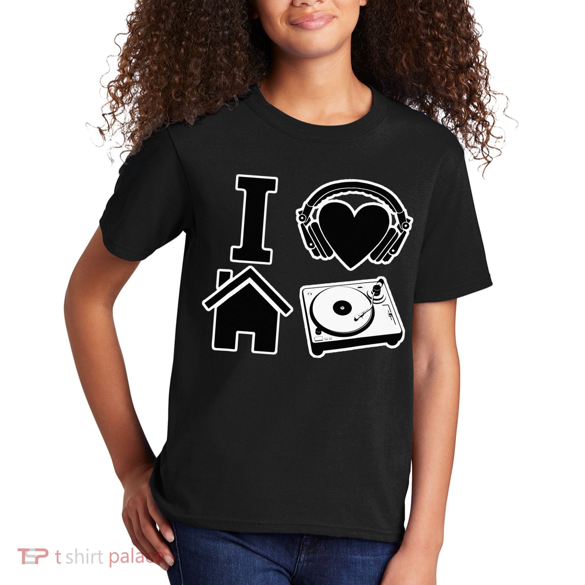 I Love House Music Kids T-Shirt