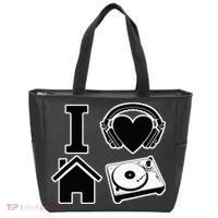 I Love House Music Tote Bag thumb 0