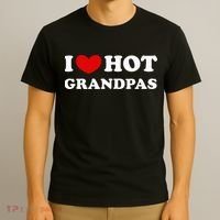 I Love Hot Grandpas I Heart Hot Grandpas T-Shirt thumb 3