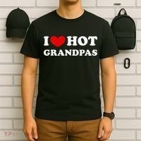I Love Hot Grandpas I Heart Hot Grandpas T-Shirt thumb 6