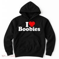 I LOVE HEART BOOBIES Hoodie thumb 0