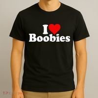 I LOVE HEART BOOBIES T-Shirt thumb 3