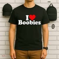 I LOVE HEART BOOBIES T-Shirt thumb 6