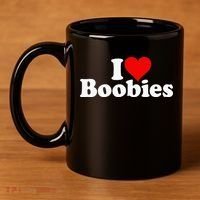 I LOVE HEART BOOBIES 11oz C Handle Ceramic Mug thumb 4