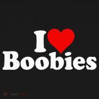 I LOVE HEART BOOBIES Women's Hoodie thumb 2