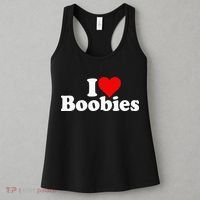 I LOVE HEART BOOBIES Women's Tank Top thumb 3