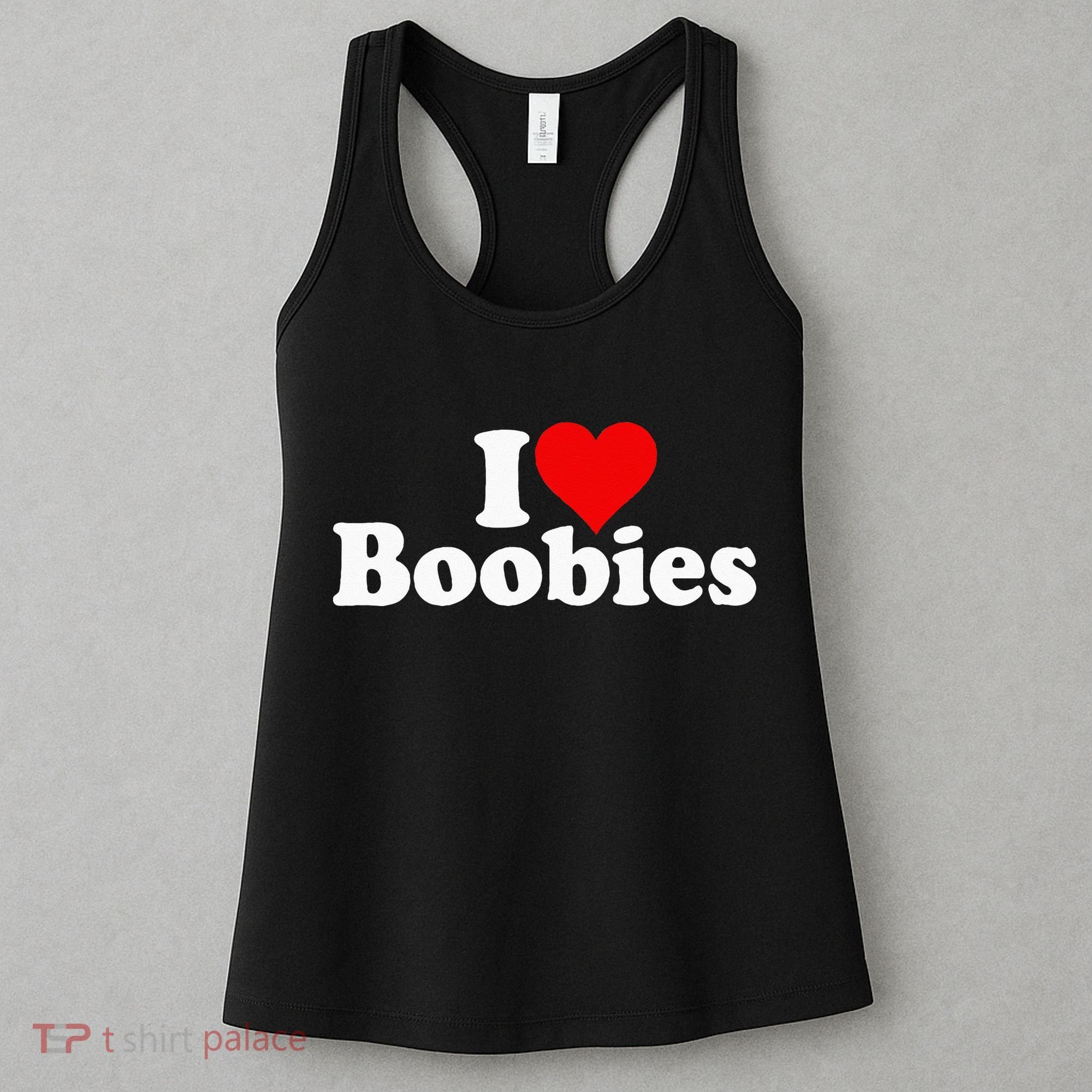I LOVE HEART BOOBIES Women's Tank Top