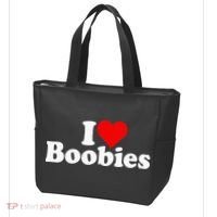 I LOVE HEART BOOBIES Tote Bag thumb 3