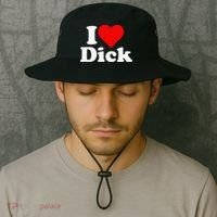 I LOVE HEART DICK RICHARD Bucket Hat thumb 2