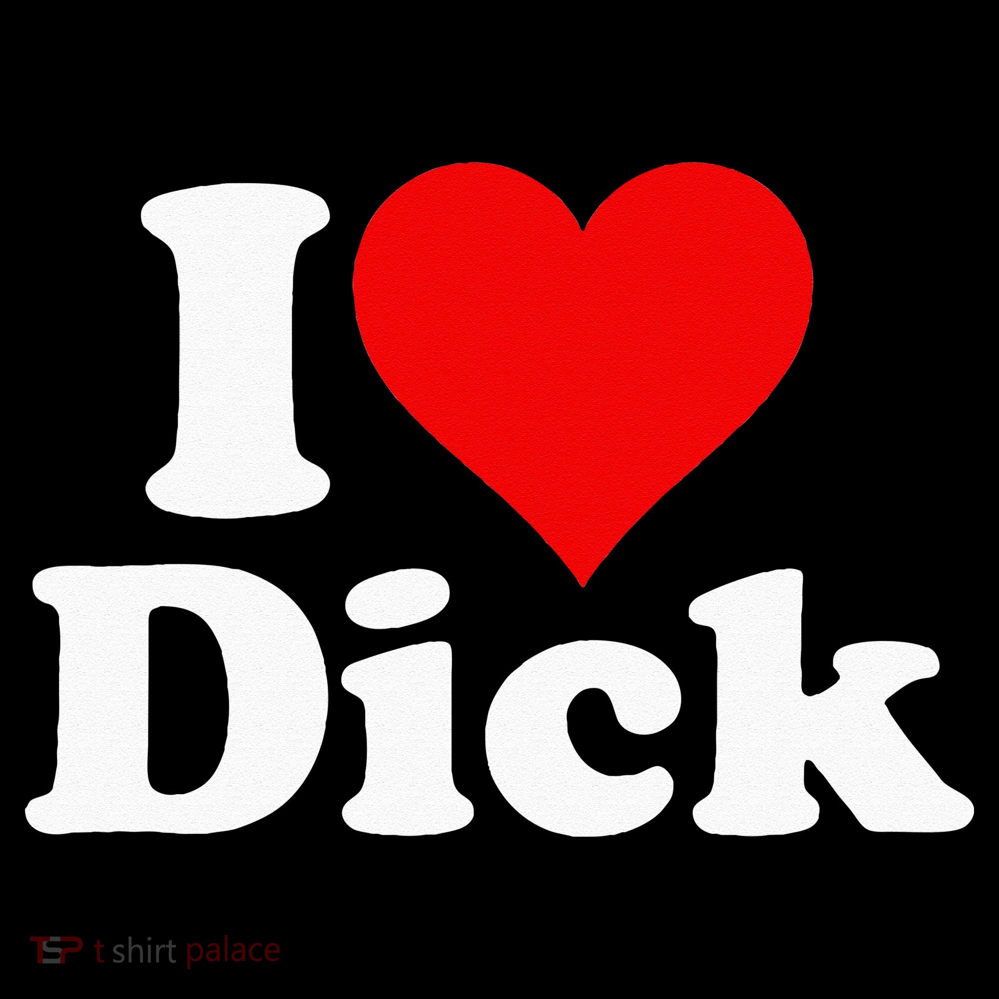 I LOVE HEART DICK RICHARD Women's Hoodie
