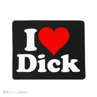 I LOVE HEART DICK RICHARD Mousepad thumb 0