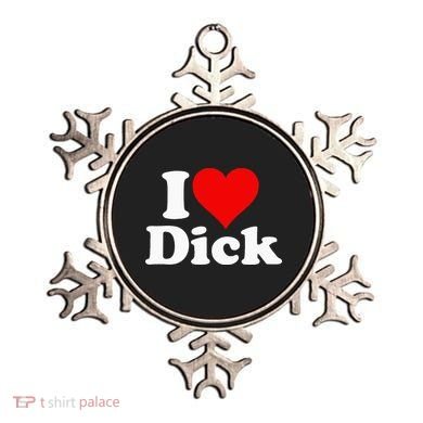 I LOVE HEART DICK RICHARD Ornament