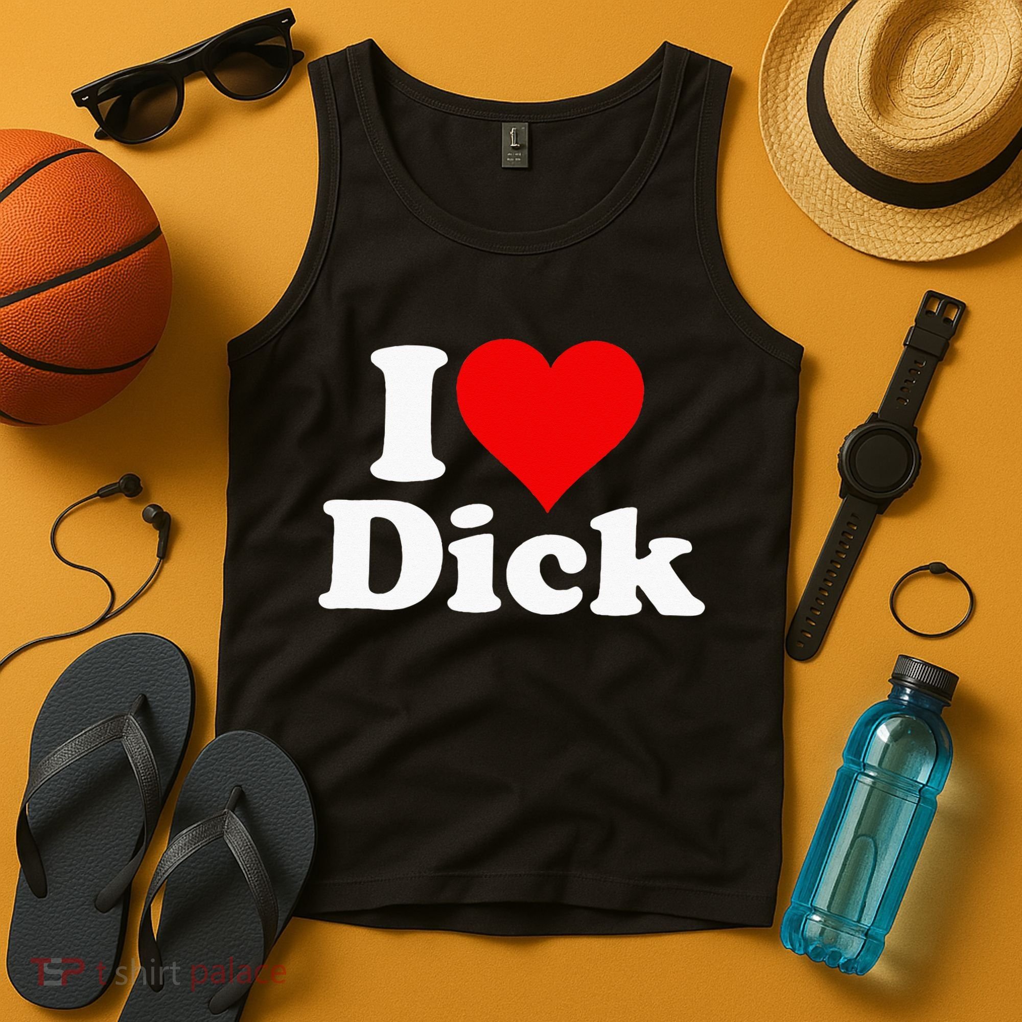 I LOVE HEART DICK RICHARD Tank Top