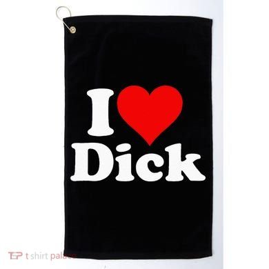 I LOVE HEART DICK RICHARD Golf Towel