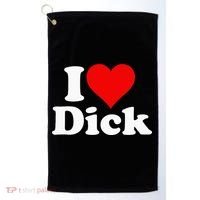 I LOVE HEART DICK RICHARD Golf Towel thumb 0