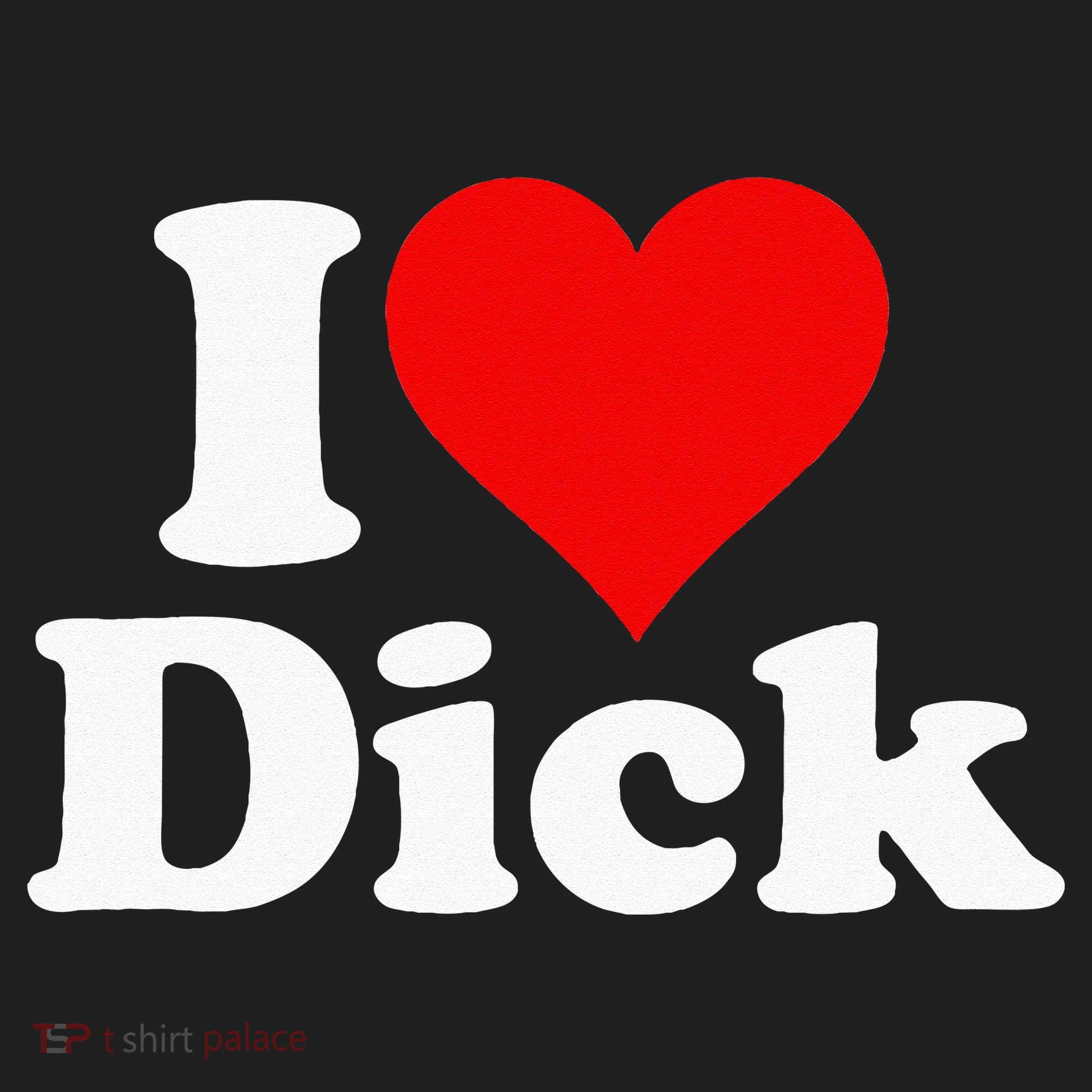 I LOVE HEART DICK RICHARD Golf Towel