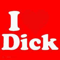 I LOVE HEART DICK RICHARD Santa Hat thumb 1
