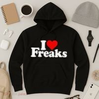 I Love Heart Freaks Hoodie thumb 3
