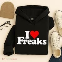 I Love Heart Freaks Hoodie thumb 4