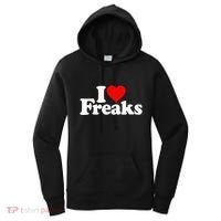 I Love Heart Freaks Women's Hoodie thumb 0