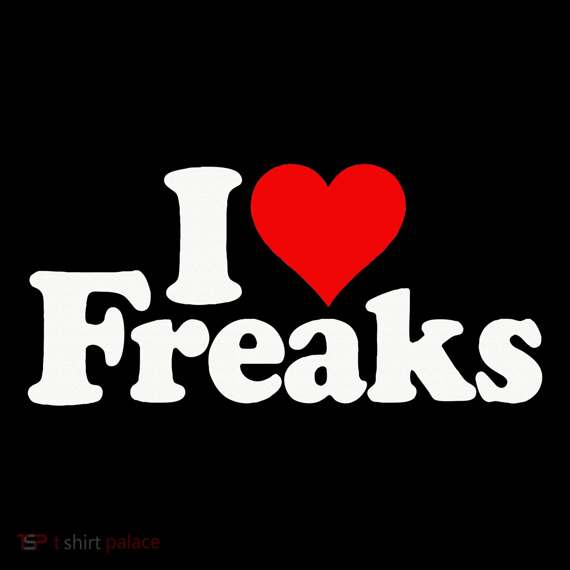 I Love Heart Freaks Women's Hoodie