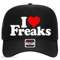 I Love Heart Freaks Hat thumb 0
