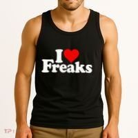 I Love Heart Freaks Tank Top thumb 3
